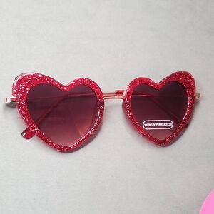 Pink Heart Sunglasses